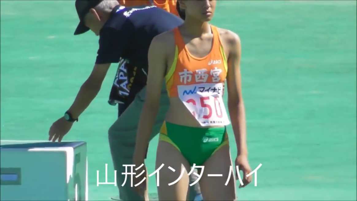 インターハイ女子陸上　エロ 山形インターハイ 女子三段跳 決勝① 全国高校総体陸上 2017: スポーツ エロ目線でイケるよね？