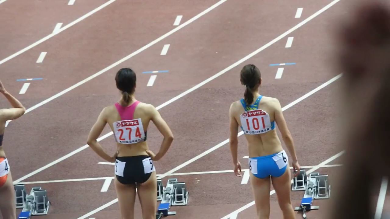 福島千里まさかの2位 日本陸上競技選手権大会17 女子100m決勝 スポーツ エロ目線でイケるよね