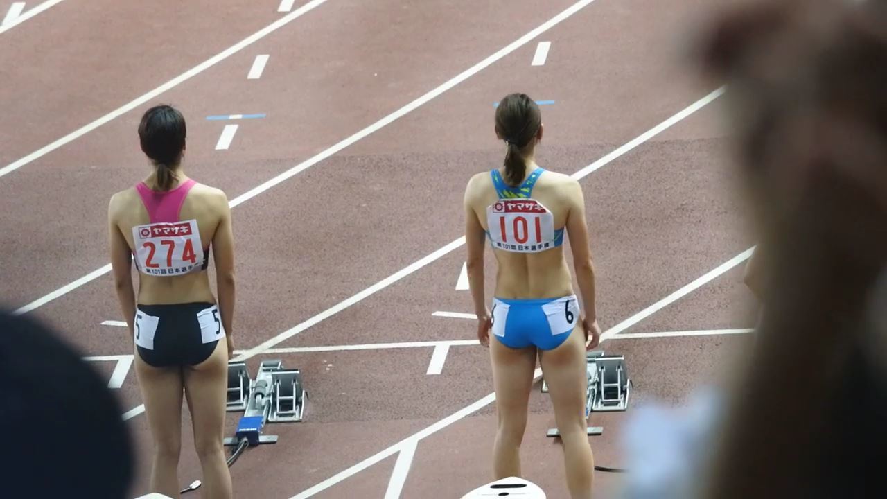 福島千里まさかの2位 日本陸上競技選手権大会17 女子100m決勝 スポーツ エロ目線でイケるよね